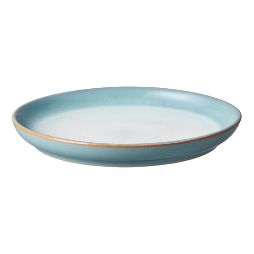 Coupe dessert plate, 21 x 2.5cm, Denby, Azure Haze