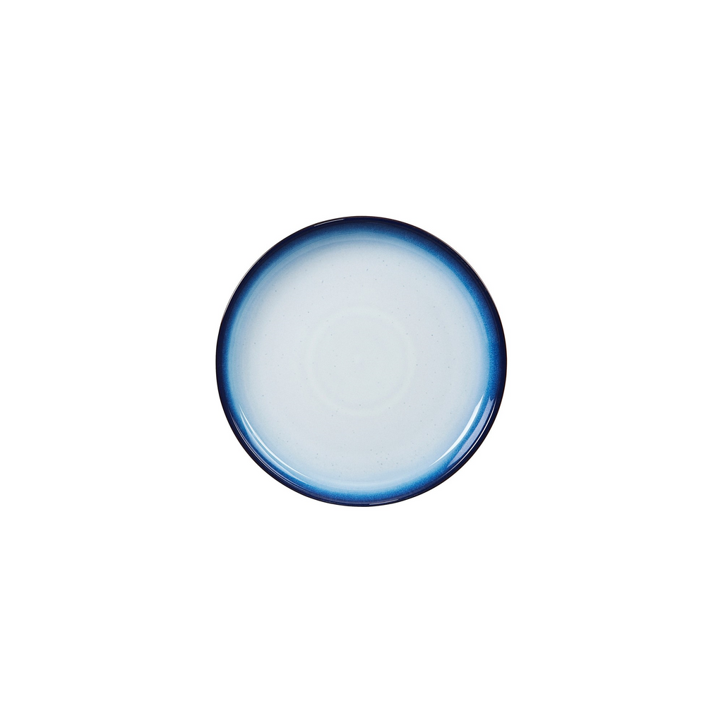 Coupe side plate, 17 x 2.5cm, Denby, Blue Haze
