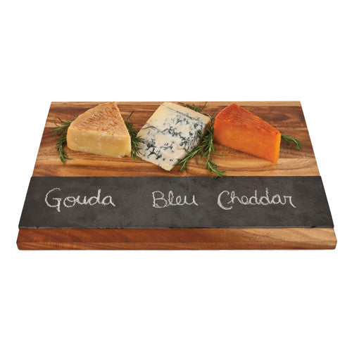 Rustic Farmhouse Wood with Slate Board
