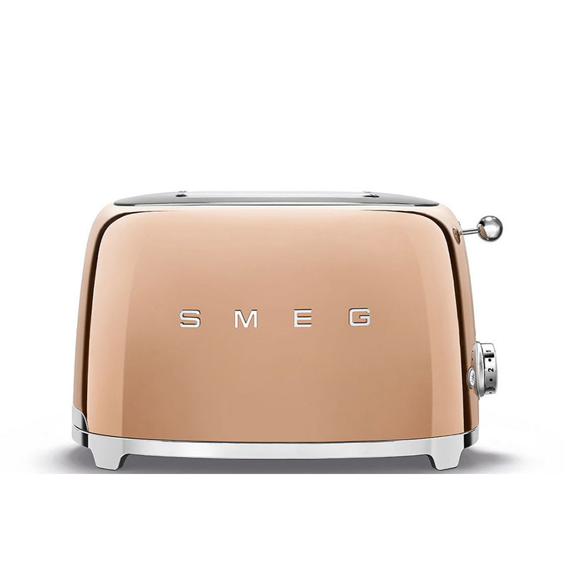 50's Retro 2 slice toaster, rose gold