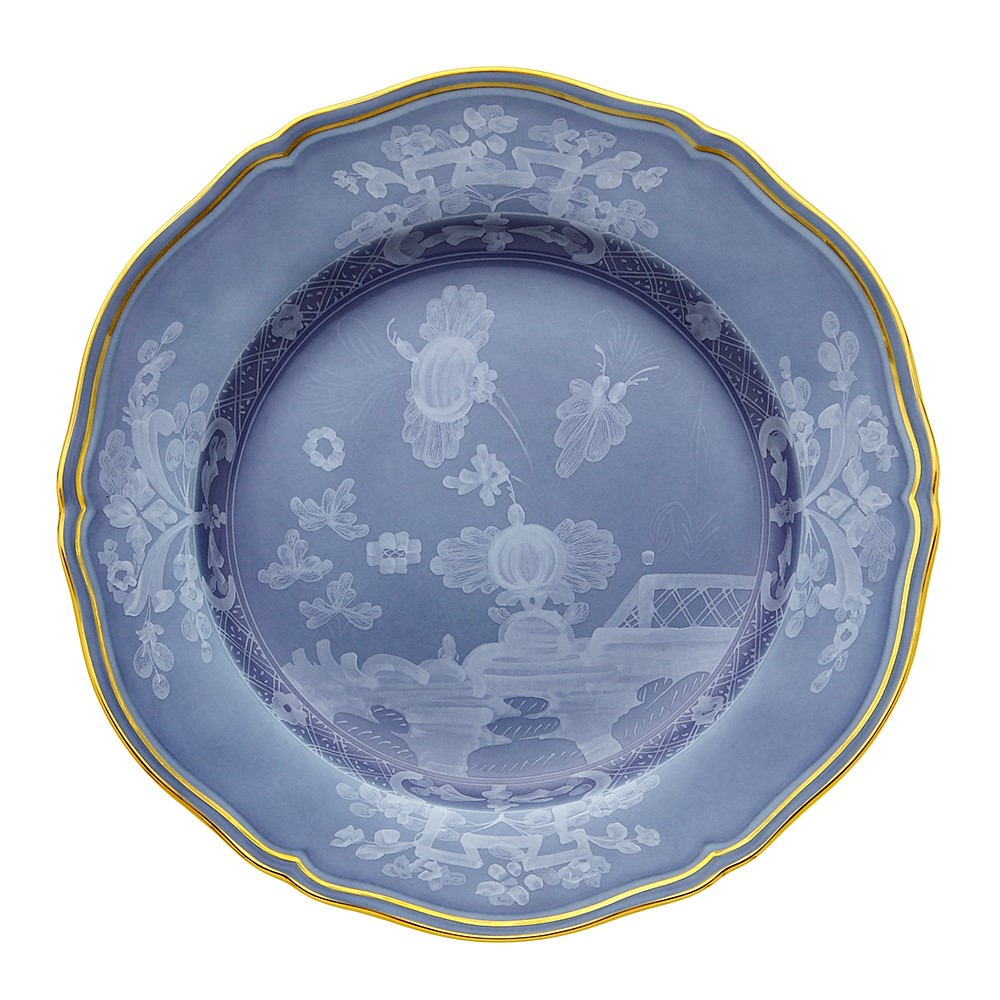 Plate, 21cm, Richard Ginori, Oriente Italiano, pervinca